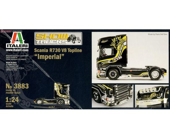 Склеиваемые модели  Italeri 3883 Scania R730 V8 Topline Imperial 1/24 tm07898 купить в твоимодели.рф