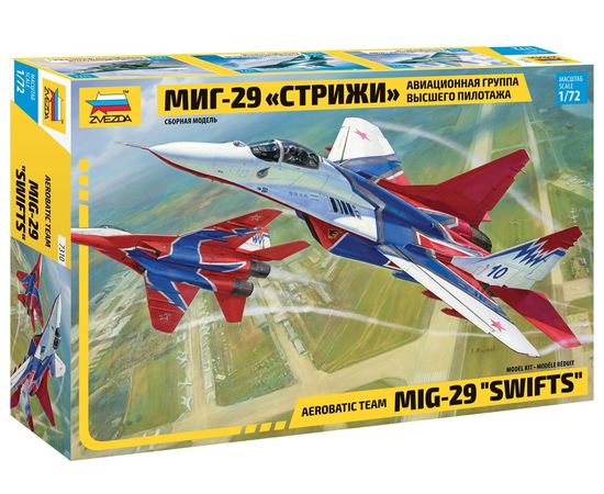 Склеиваемые модели  zvezda 7310 Звезда МиГ-29 Стрижи - 25 лет Самолет Россия tm07172 купить в твоимодели.рф