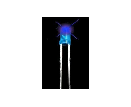 Радиодетали Светодиод 3 мм синий яркий цветной корпус (TM-8219). tm08219 купить в твоимодели.рф