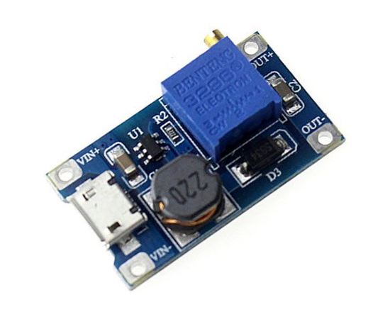 Arduino Kit MT3608 DC-DC + USB преобразователь повышающий до 28V tm07912 купить в твоимодели.рф