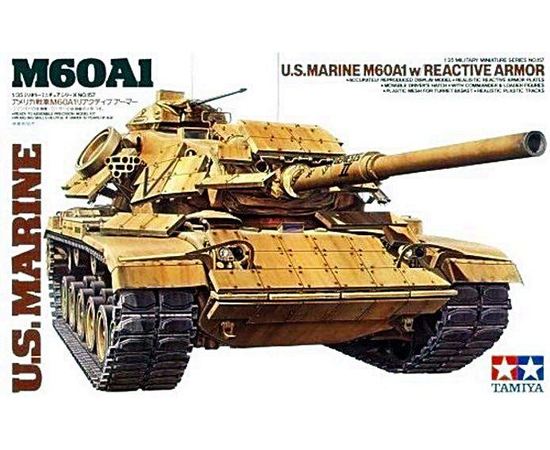 Склеиваемые модели  Tamiya 35157 М60А1 с активной броней + 2 основной танк U.S.1/35 tm08753 купить в твоимодели.рф