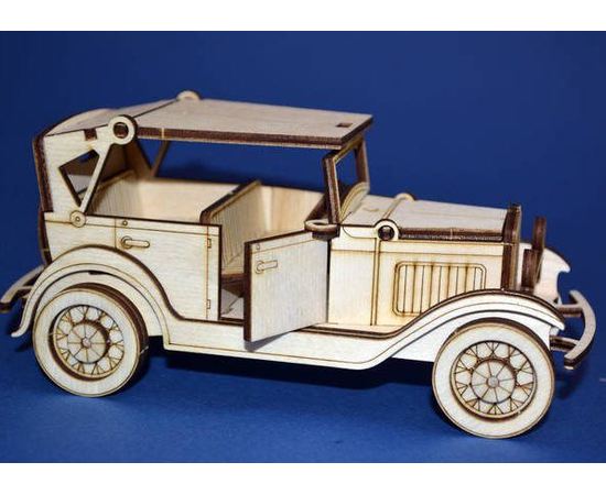 Склеиваемые модели  "ГАЗ-А" машина 1929г. из фанеры. Серия "Классические автомобили" (СУ) tm09038 купить в твоимодели.рф
