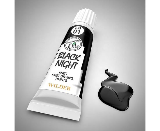Необходимое для моделей Wilder HDF-LS-01 Черная ночь Масленая быстросохнущая матовая краска tm08675 купить в твоимодели.рф