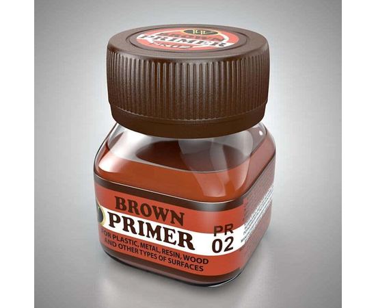 Необходимое для моделей WILDER HDF-PR-02 Грунт коричневый - Brown Primer​ 50мл. tm08645 купить в твоимодели.рф