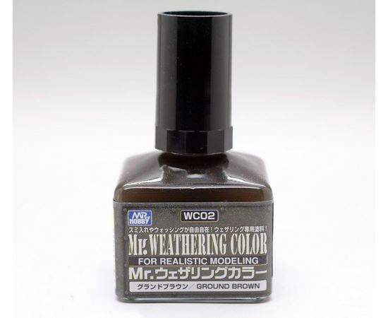 Необходимое для моделей Mr.Hobby WC02 Смывка, земля коричневая - масляная 40 мл. tm09009 купить в твоимодели.рф