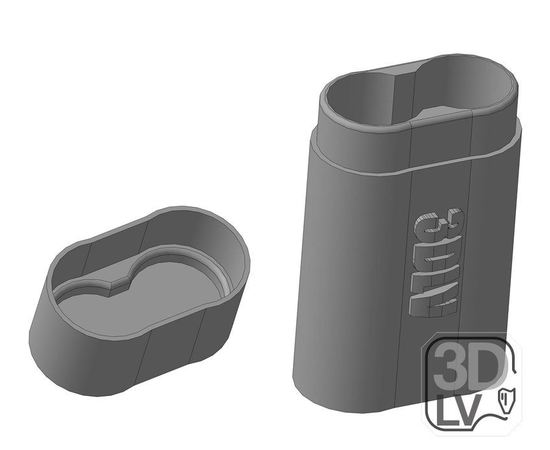 Современная 3D печать Корпус защитный для 2х аккумуляторов 18650 3,7V 3D модель tm09220 купить в твоимодели.рф