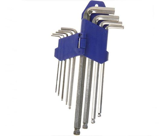 Инструменты Набор ключей шестигранников 1.5 - 10 мм 9 штук TUNDRA comfort tm09285 купить в твоимодели.рф