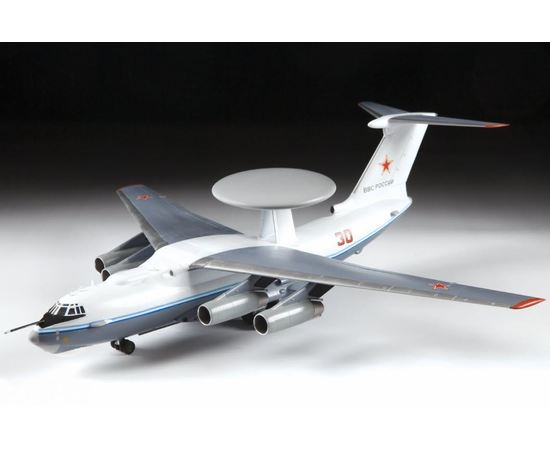 Склеиваемые модели  zvezda 7024 Звезда Ил-76 Самолет ДРЛО А-50 1:144 (Mainstay) tm09661 купить в твоимодели.рф