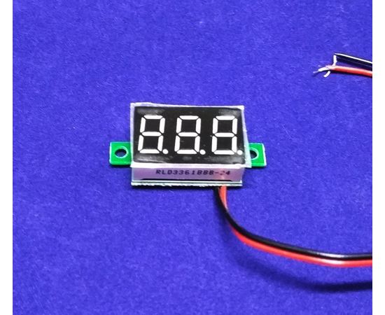 Arduino Kit Вольтметр светодиодный Индикатор DC 2,5-30В [Green] tm09222-G купить в твоимодели.рф