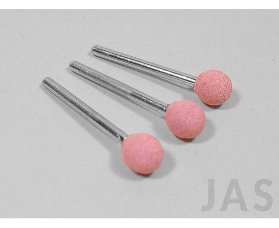 Оборудование для творчества JAS 2324 Насадка шлифовальная, оксид алюминия, шар, 10 мм, 3 шт tm09704 купить в твоимодели.рф