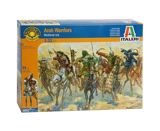 Коллекционные фигурки  Italeri 6882 Арабские воины Фигурки Arab Warriors 54мм 1/32 tm09646 купить в твоимодели.рф