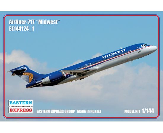 Склеиваемые модели  ЕЕ144124_1 Boeing Б-717 Авиалайнер 1:144 - Eastern Express tm09065 купить в твоимодели.рф