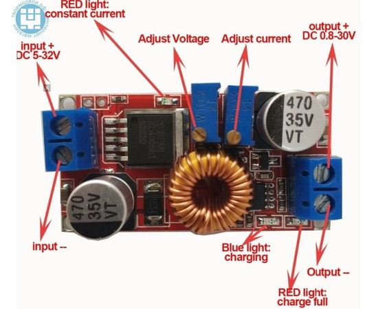 Arduino Kit XL4005 понижающий DC-DC CC/CV преобразователь с регулировкой до 5А tm09919 купить в твоимодели.рф