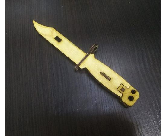Изделия из дерева (фанеры) Штык нож СССР копия из фанеры 1:1 (3DLV-10023) tm10023 купить в твоимодели.рф
