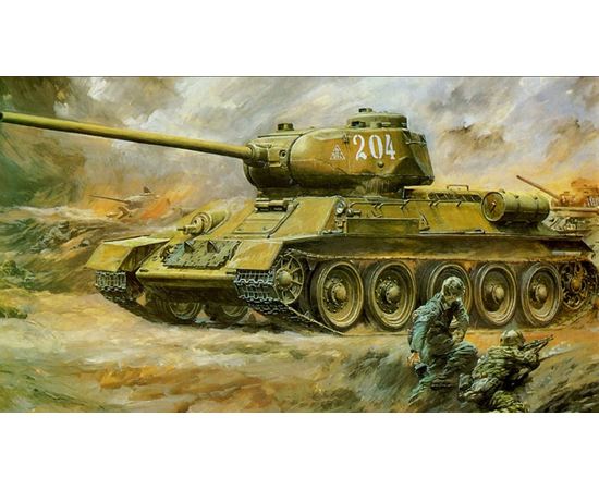 Склеиваемые модели  Tamiya 35138 Т34/85 танк СССР с 85 мм. пушкой 1944г. 1/35 tm10111 купить в твоимодели.рф