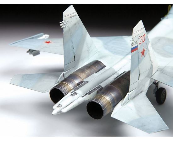 Склеиваемые модели  zvezda 7294 Звезда Су-27УБ Российский учебно-боевой самолёт Истребитель tm09931 купить в твоимодели.рф