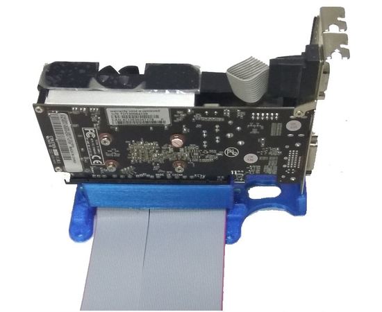 Готовые напечатанные 3D модели Подставка для закрепления видеокарты в PCI-Express x16 мама - папа tm08947 купить в твоимодели.рф