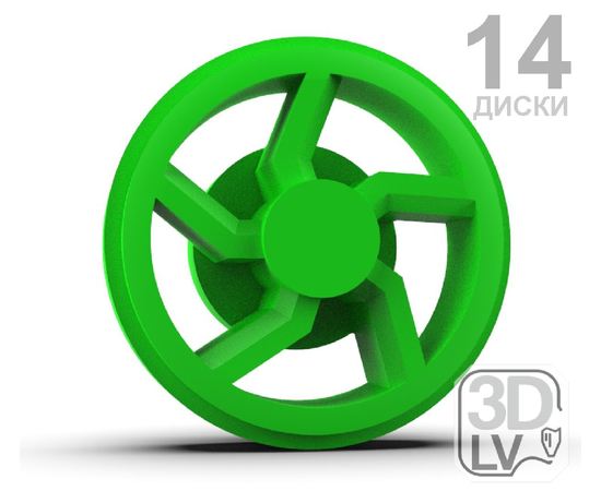 Готовые напечатанные 3D модели Диски для тюнинга моделей ВАЗ (14мм 1/36) D-003-14SZ-3.2 tm09485 купить в твоимодели.рф