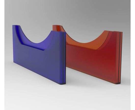 Готовые напечатанные 3D модели Визитница держатель для двух пластиковых карт. tm09431 купить в твоимодели.рф