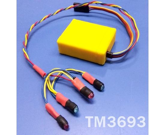 RC Гараж  Мигалка светодиодная для RC моделей ТМ3693 V2.0 tm03836 купить в твоимодели.рф