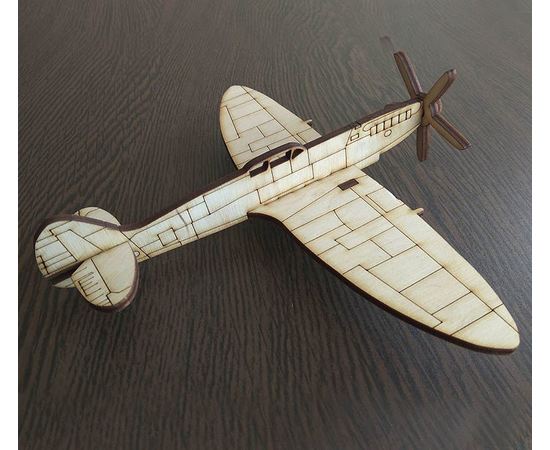 Изделия из дерева (фанеры) Spitfire F Mk.XIVe самолет из дерева серия МПС "Мой первый самолет" 3DLV-10269 tm10269 купить в твоимодели.рф