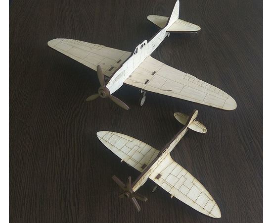 Изделия из дерева (фанеры) ИЛ-2 самолет СССР из  дерева серия МПС "Мой первый самолет" 3DLV-10291 tm10291 купить в твоимодели.рф