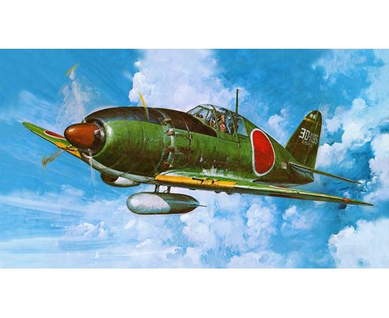 Склеиваемые модели  Tamiya 61018 J2M3 самолет Японии Mitsubishi J2M3 Interceptor Raiden (Jack) 1/48 tm-19-8391 купить в твоимодели.рф