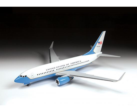 Склеиваемые модели  zvezda 7027 Звезда Боинг-737-700/C-40B Пассажирский авиалайнер 1/144 tm-19-8439 купить в твоимодели.рф