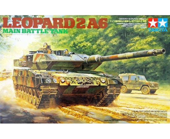 Склеиваемые модели  Tamiya 35271 Leopard 2 A6 Main Battle Tank tm04943 купить в твоимодели.рф