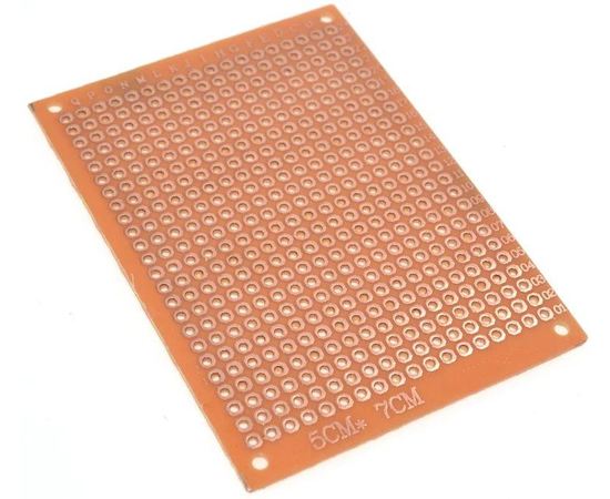 Arduino Kit Печатная плата односторонняя размером 5x7см. под пайку. tm09825 купить в твоимодели.рф