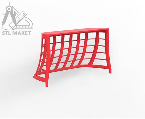 Современная 3D печать Ворота для детского хоккея 105х59х43мм 3D модель [STL] tm-19-8869 купить в твоимодели.рф