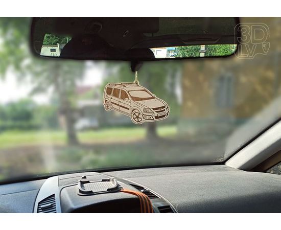 Изделия из дерева (фанеры) Lada Largus брелок подвеска на зеркало автомобиля 10 см из дерева tm-19-9243 купить в твоимодели.рф
