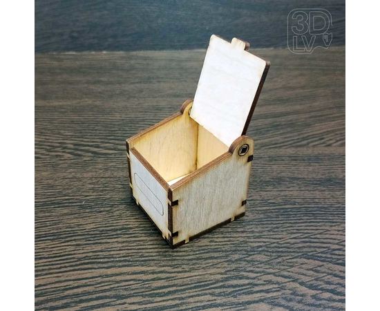 Изделия из дерева (фанеры) Коробочка из дерева для хранения различных мелких предметов tm-19-9297 купить в твоимодели.рф