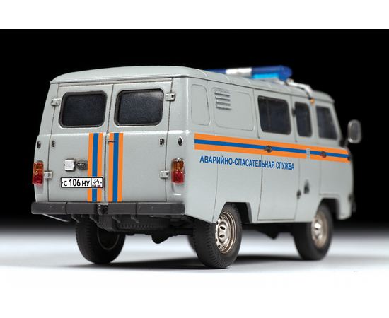 Склеиваемые модели  zvezda 43002 УАЗ 3909 Аварийно-спасательная служба Звезда 1/43 сборная модель из пластика tm-19-9391 купить в твоимодели.рф