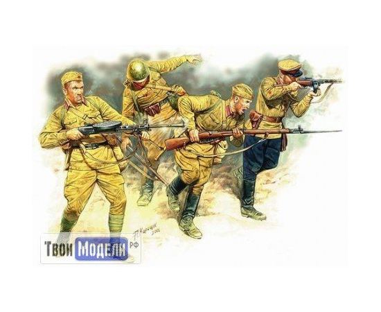 Склеиваемые модели  Master Box 3523 Советская пехота 1941-42 гг. tm01508 купить в твоимодели.рф
