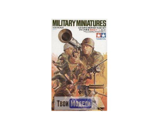 Склеиваемые модели  Tamiya 35086 Американские солдаты (артиллеристы, миномётчики) tm01449 купить в твоимодели.рф