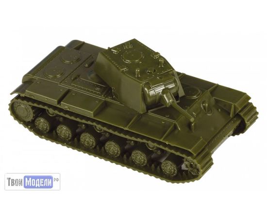 Склеиваемые модели  zvezda 6141 Звезда КВ-1 Советский тяжёлый танк обр. 1940г. tm01222 купить в твоимодели.рф