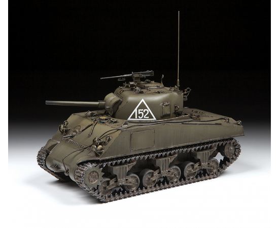 Склеиваемые модели  zvezda 3702 M4A2 Звезда Шерман Sherman  легкий танк 1/35 tm-19-9472 купить в твоимодели.рф