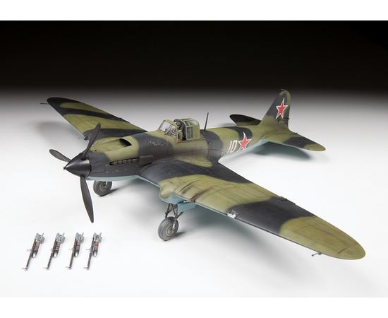 Склеиваемые модели  Zvezda 4825 Звезда Ил-2 Самолет штурмовик СССР 1942 г.1/48 tm-19-9474 купить в твоимодели.рф