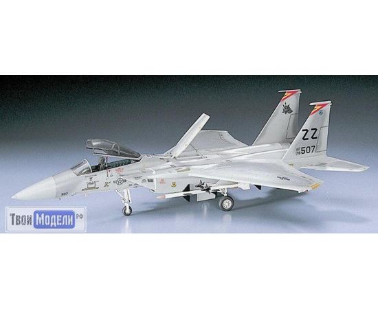 Склеиваемые модели  Hasegawa 00336 F-15C EAGLE C6 Самолет истребитель 1:72 tm01800 купить в твоимодели.рф