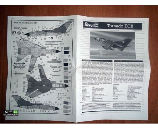 Склеиваемые модели  Revell 04048 Tornado ECR Самолет истребитель tm01812 купить в твоимодели.рф