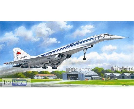 Склеиваемые модели  ICM 14402 Ту-144 Д Пассажирский самолет tm01880 купить в твоимодели.рф