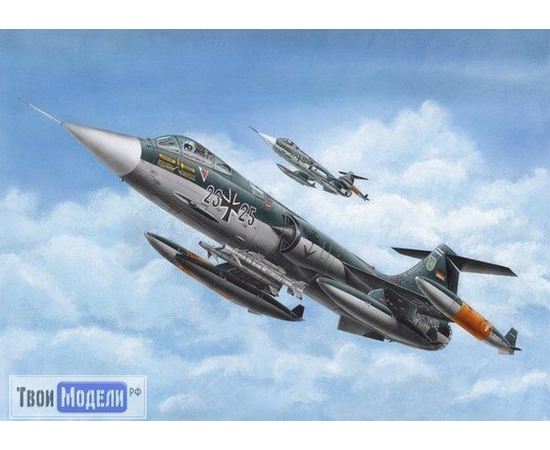Склеиваемые модели  Моделист 207201 F-104G Истребитель Starfighter tm01849 купить в твоимодели.рф