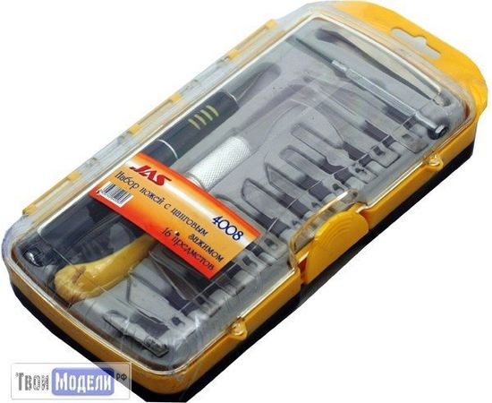 Оборудование для творчества JAS 4008 Набор 16 ножей с цанговым зажимом (алюминий) tm02146 купить в твоимодели.рф