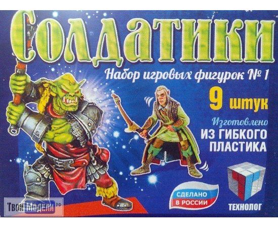 Игровые системы Технолог 00679 Набор игровых фигурок № 1 (Солдатики) tm02418 купить в твоимодели.рф