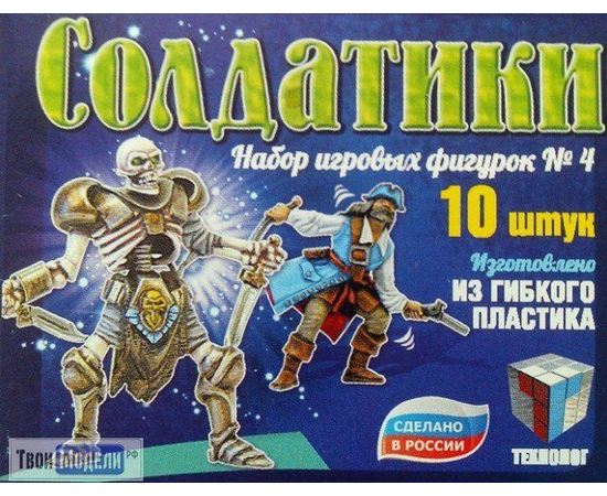 Игровые системы Технолог 00682 Набор игровых фигурок № 4 (Солдатики) tm02413 купить в твоимодели.рф