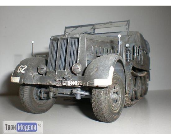 Склеиваемые модели  Tamiya 35239 полугусеничный тягач 18 тонный “FAMO” tm02649 купить в твоимодели.рф