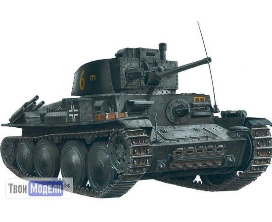 Склеиваемые модели  Моделист 303538 Немецкий танк 38(t) Прага 1/35 tm02792 купить в твоимодели.рф