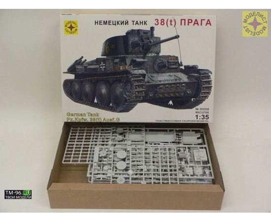 Склеиваемые модели  Моделист 303538 Немецкий танк 38(t) Прага 1/35 tm02792 купить в твоимодели.рф
