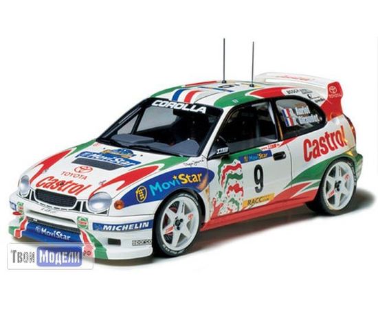 Склеиваемые модели  Tamiya 24209 автомобиль Тоyota Corolla WRC 1:24 tm02662 купить в твоимодели.рф